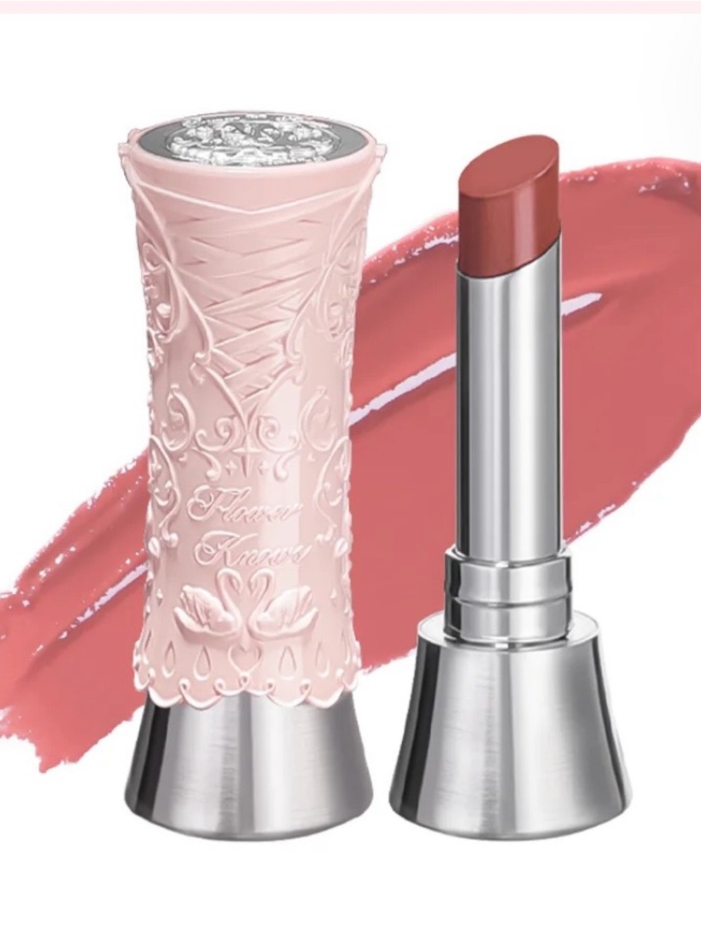 New Flower Knows Swan Ballet Shine Lipstick B02 Mary Jane